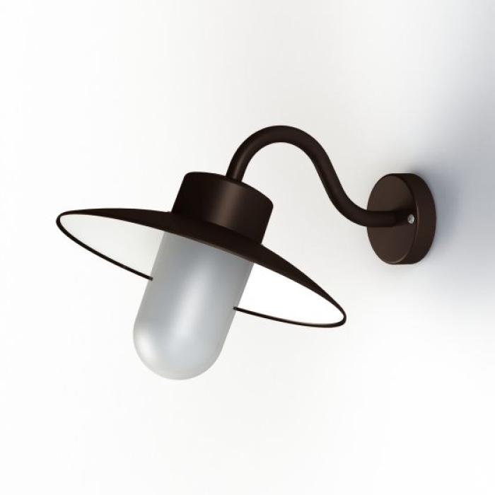 Mattglas rustikal